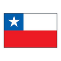 Chile Flag Temporary Tattoo (1.5"x2")